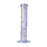 Human Grade Twisted Iridescent Tube Glass Water Pipe