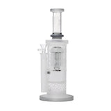 Human Grade Sacred Straight Sandblasted Glass Water Pipe
